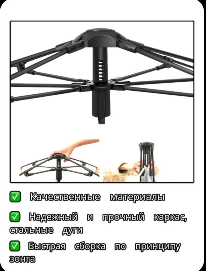 Палатка 240*240*155